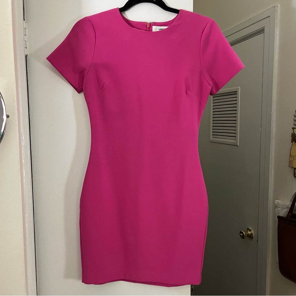Pink likely dress